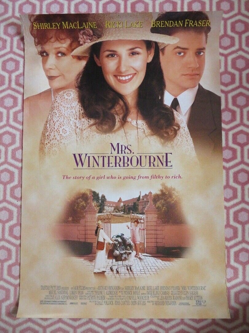 MRS. WINTERBOURNE ONE SHEET ROLLED POSTER SHIRLEY MACLAINE RICKI LAKE 1996 Movie posters