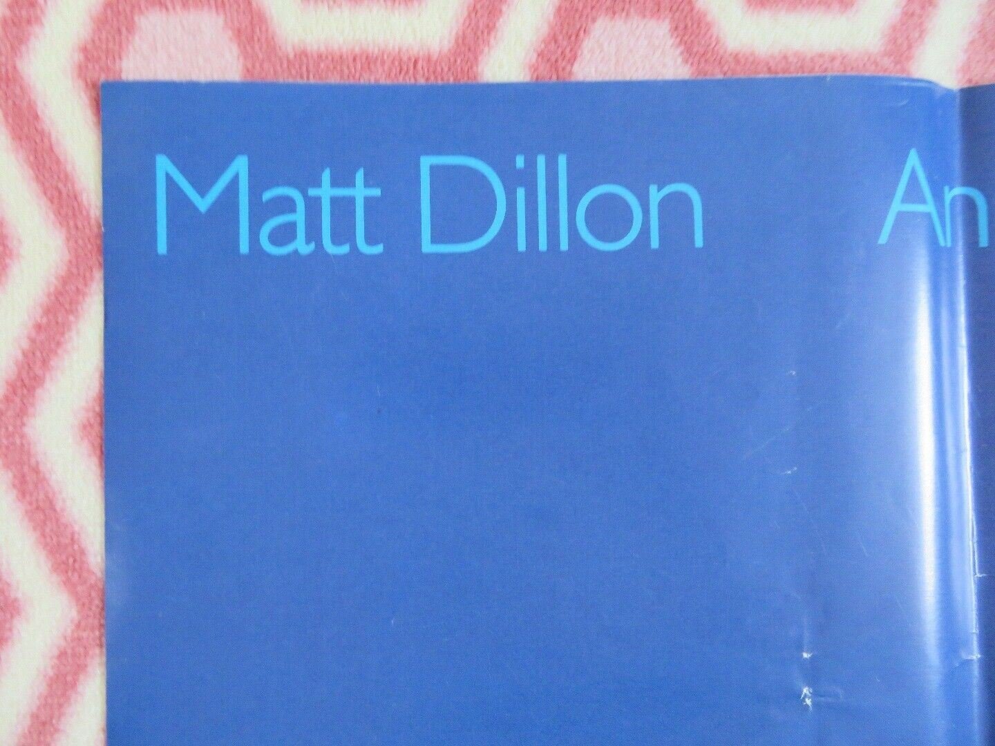 MR.WONDERFUL BRITISH QUAD (30 x 40) POSTER MATT DILLION ANTHONY MINGHELLA 1993 Movie posters