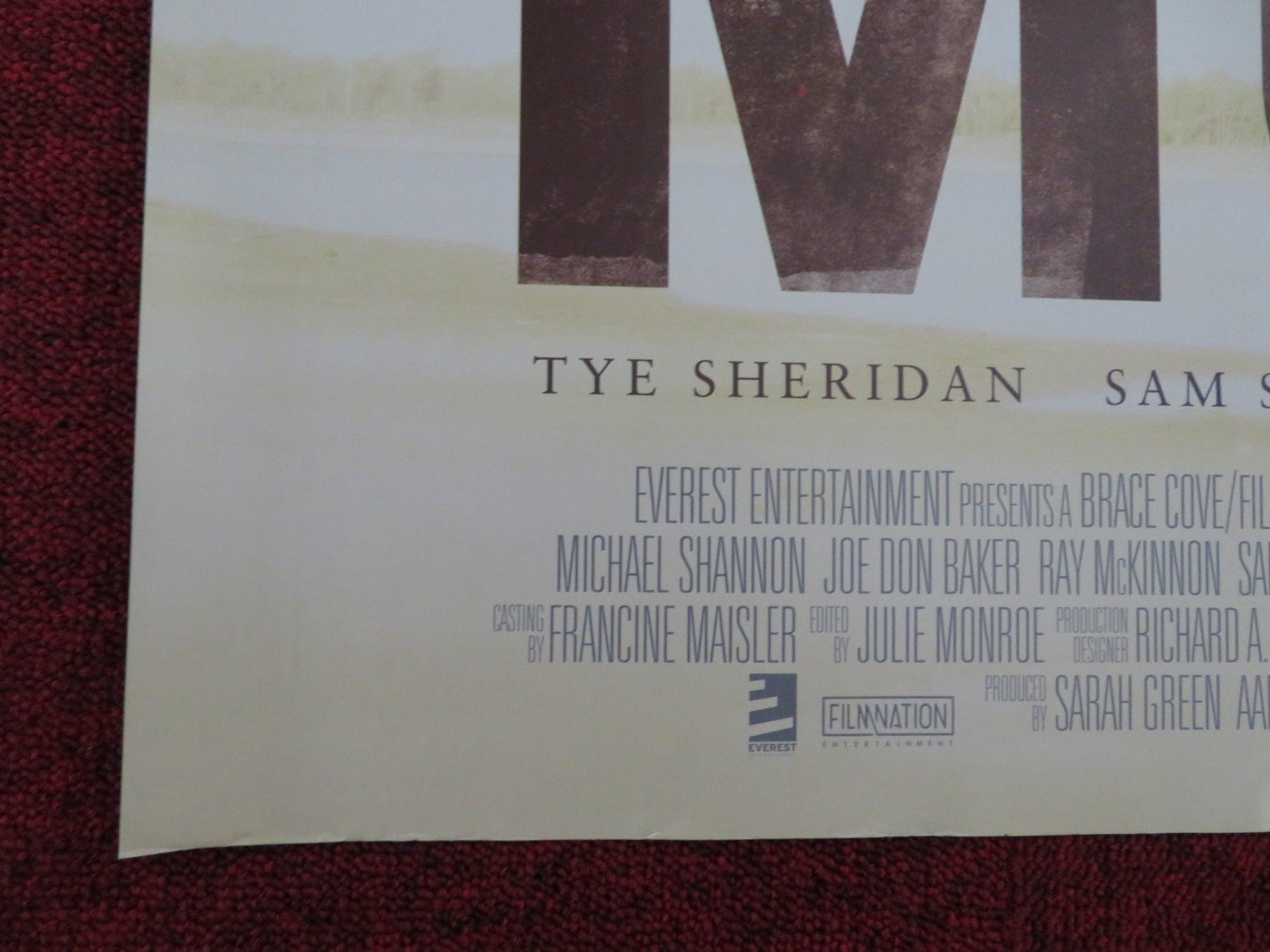 MUD UK QUAD (30"x 40") ROLLED POSTER MATTHEW MCCONAUGHEY TYE SHERIDAN 2012 Rendezvous Cinema Movie posters