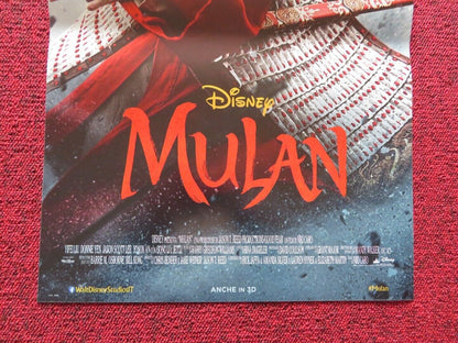 MULAN ITALIAN LOCANDINA (27"x12.5") POSTER DISNEY LIU YIFEI 2020 - Rendezvous Cinema