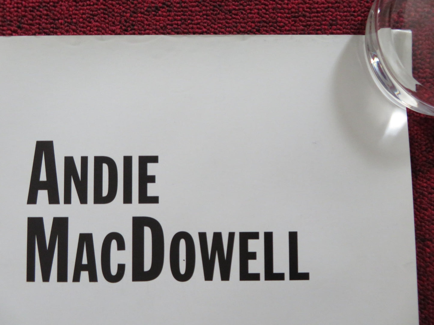 MULTIPLICITY UK QUAD (30"x 40") ROLLED POSTER MICHAEL KEATON A. MACDOWELL 1996 Rendezvous Cinema Movie posters