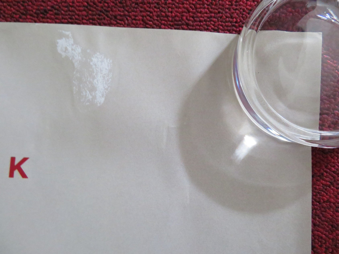 MUM'S LIST UK QUAD ROLLED POSTER EMILIA FOX RAFE SPALL 2016 Rendezvous Cinema Movie posters