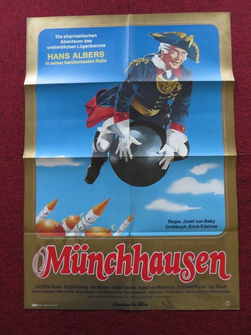 MUNCHHAUSEN GERMAN A1 (33"x 23") POSTER HANS ALBERS WILHELM BENDOW 1978 - Rendezvous Cinema