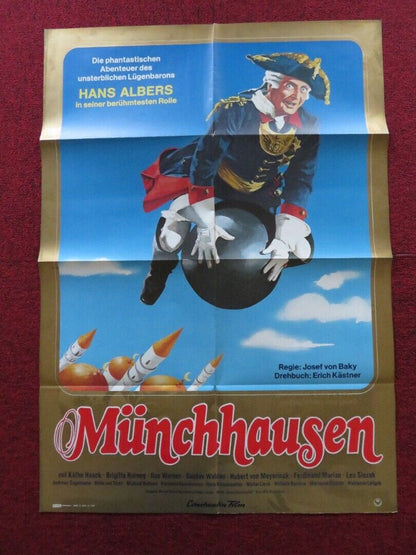 MUNCHHAUSEN GERMAN A1 (33"x 23") POSTER HANS ALBERS WILHELM BENDOW 1978 - Rendezvous Cinema