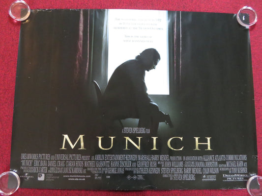 MUNICH UK QUAD (30"x 40") ROLLED POSTER SPIELBERG ERIC BANA DANIEL CRAIG 2005 Rendezvous Cinema Movie posters