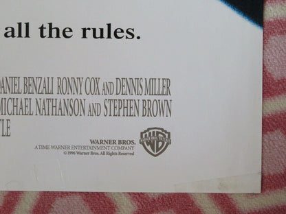 MURDER AT 1600 FOLDED US ONE SHEET POSTER WESLEY SNIPES DIANE LANE 1996 Movie posters