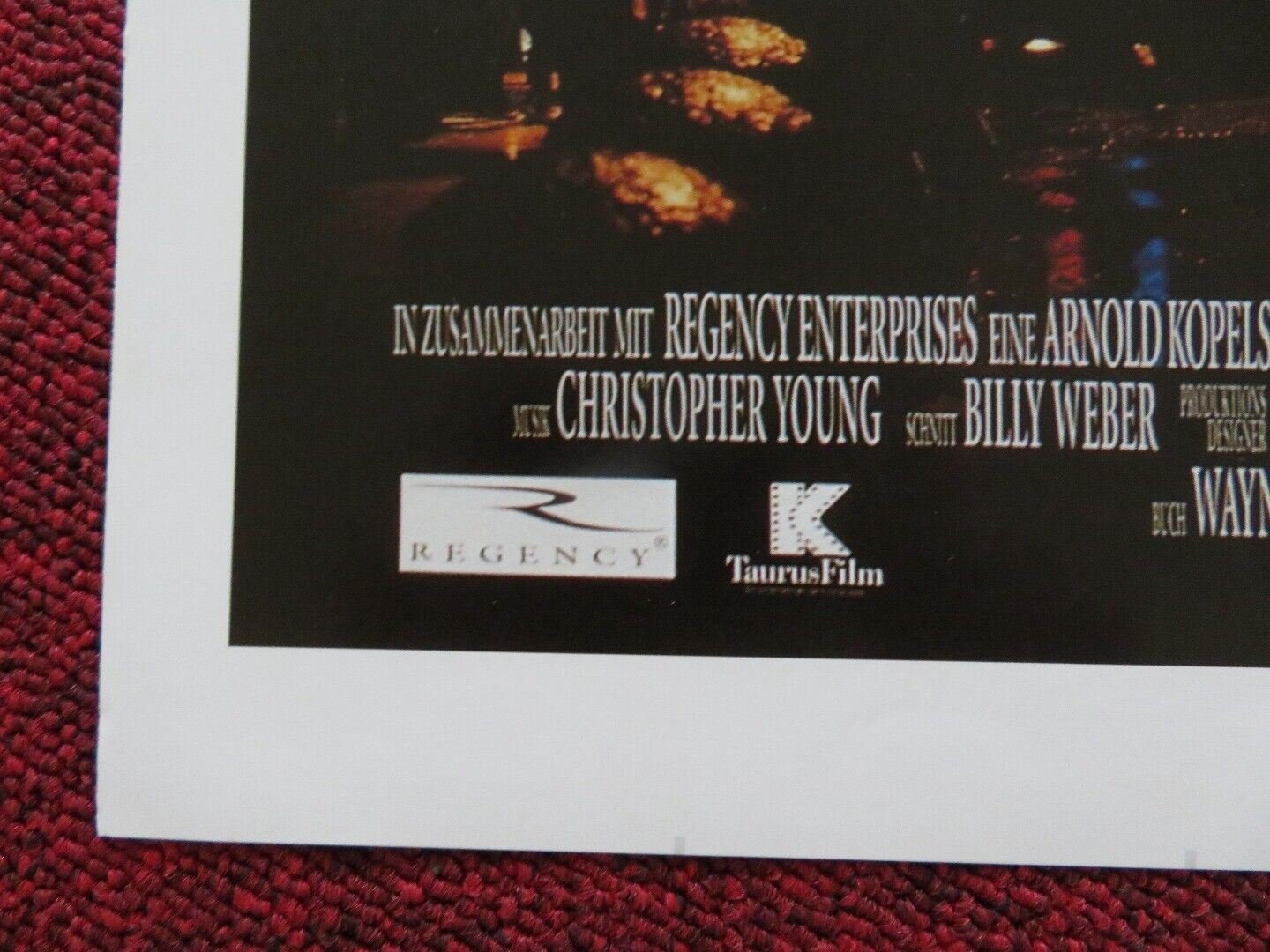 MURDER AT 1600 GERMAN A2 (21.5"x 15.5") POSTER WESLEY SNIPES DIANE LANE 1998 - Rendezvous Cinema