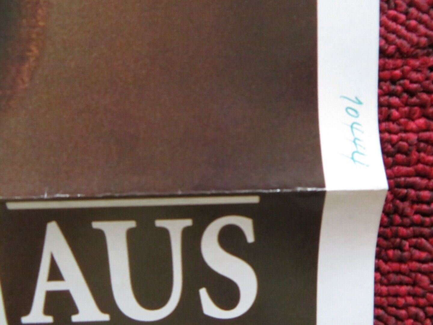 MURDER AT 1600 GERMAN A2 (21.5"x 15.5") POSTER WESLEY SNIPES DIANE LANE 1998 - Rendezvous Cinema