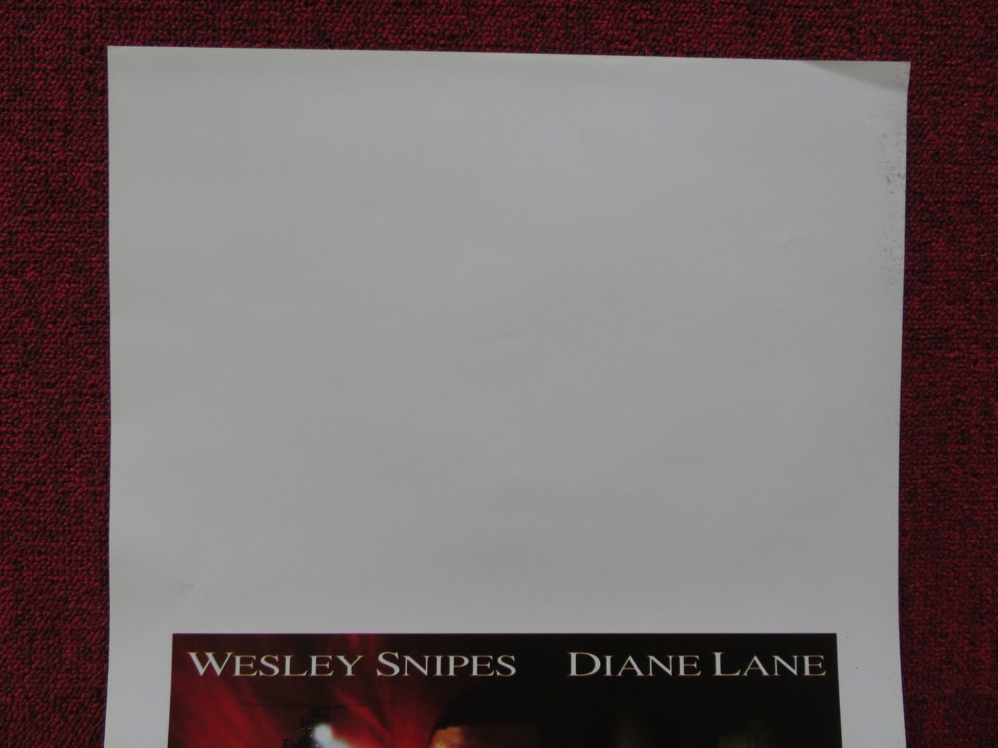 MURDER AT 1600 ITALIAN LOCANDINA POSTER WESLEY SNIPES DIANE LANE 1997 Rendezvous Cinema Movie posters