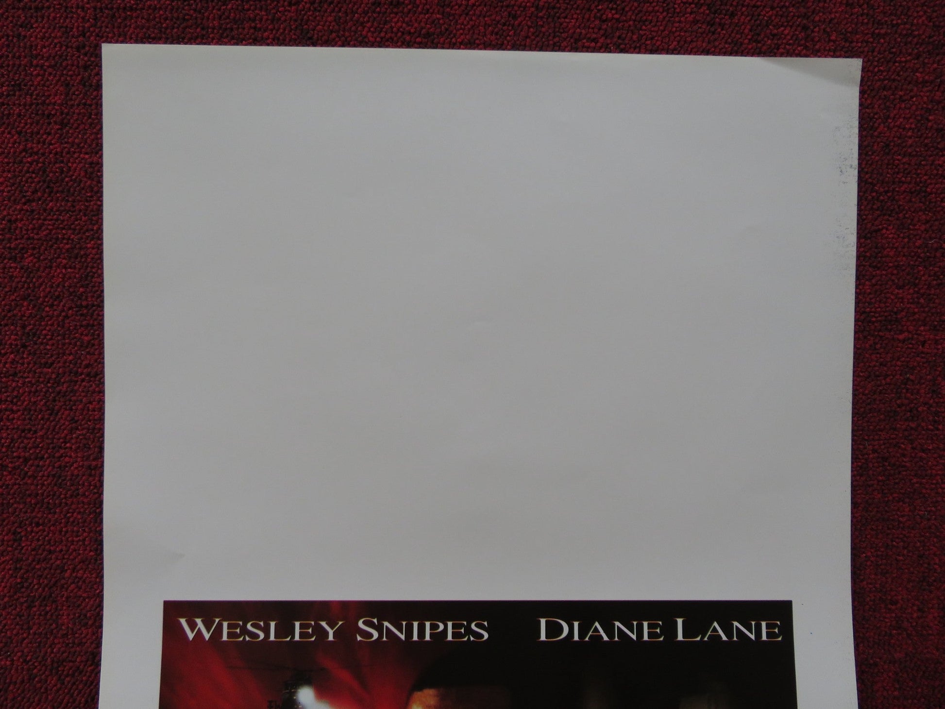 MURDER AT 1600 ITALIAN LOCANDINA POSTER WESLEY SNIPES DIANE LANE 1997 Rendezvous Cinema Movie posters