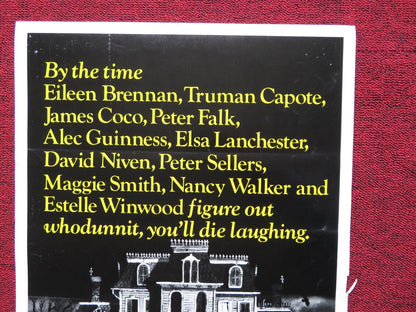MURDER BY DEATH US INSERT (14"x 36") POSTER EILEEN BRENNAN TRUMAN CAPOTE 1976 Rendezvous Cinema Movie posters
