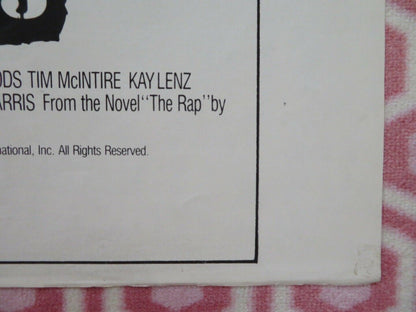 MURDER IN CELL BLOCK 3 / Fast - Walking FOLDED US ONE SHEET POSTER JAMES WOOD 1982 Movie posters