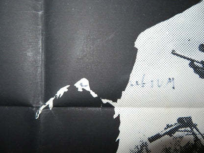 MURDER IN CELL BLOCK 3 / Fast - Walking FOLDED US ONE SHEET POSTER JAMES WOOD 1982 Movie posters