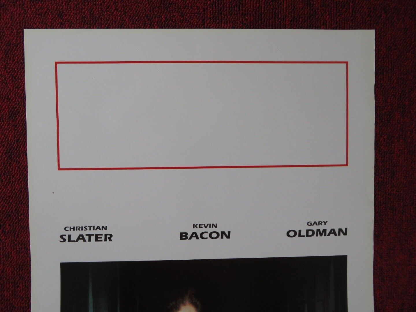 MURDER IN THE FIRST ITALIAN LOCANDINA (27.5"x13") POSTER C SLATER G OLDMAN 1995 Rendezvous Cinema Movie posters