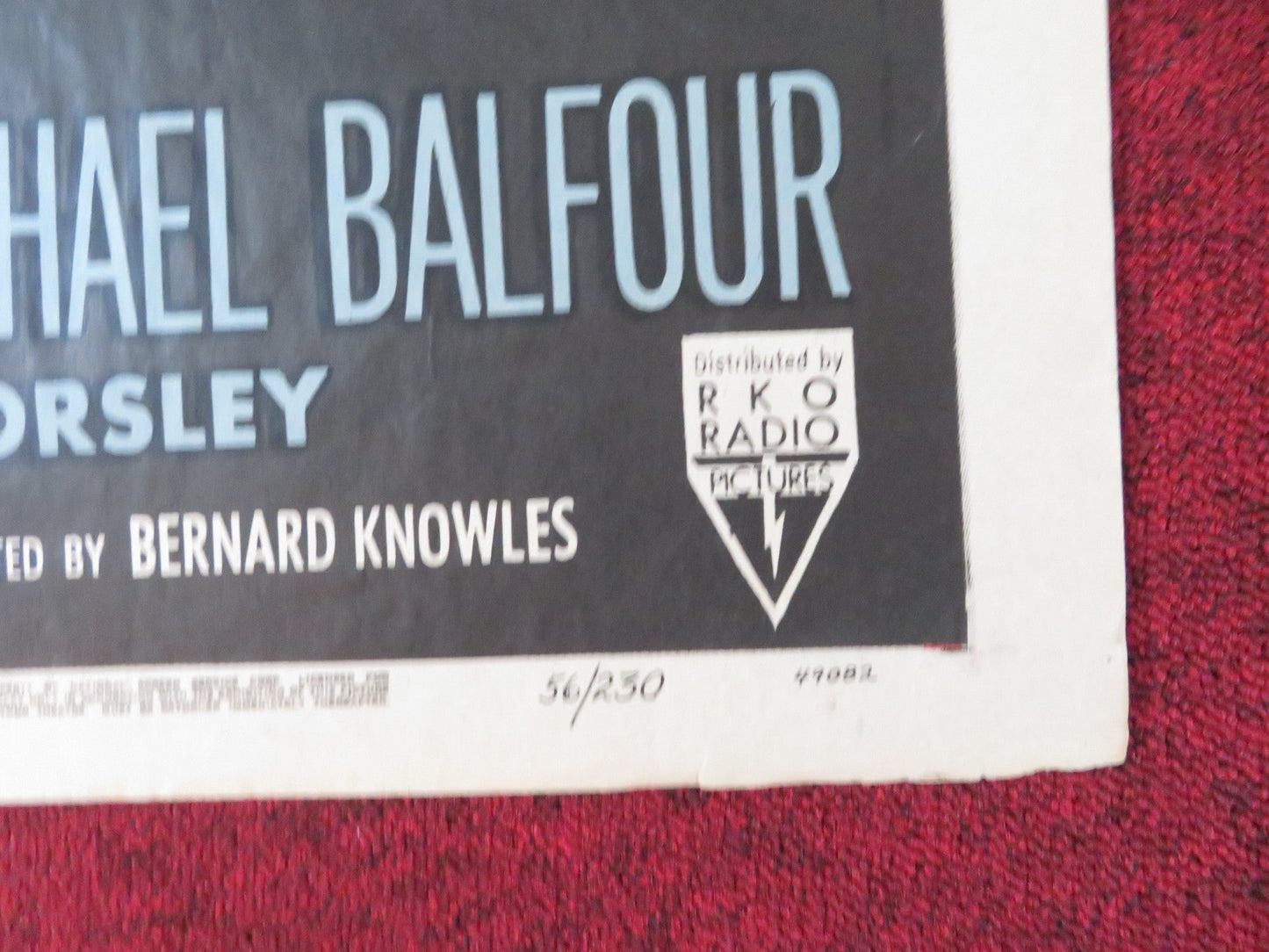 MURDER ON APPROVAL FOLDED US ONE SHEET POSTER TOM CONWAY DELPHI LAWRENCE 1956 Rendezvous Cinema Movie posters