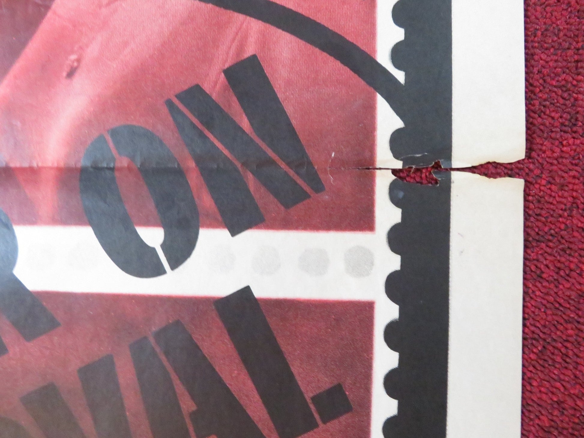 MURDER ON APPROVAL FOLDED US ONE SHEET POSTER TOM CONWAY DELPHI LAWRENCE 1956 Rendezvous Cinema Movie posters