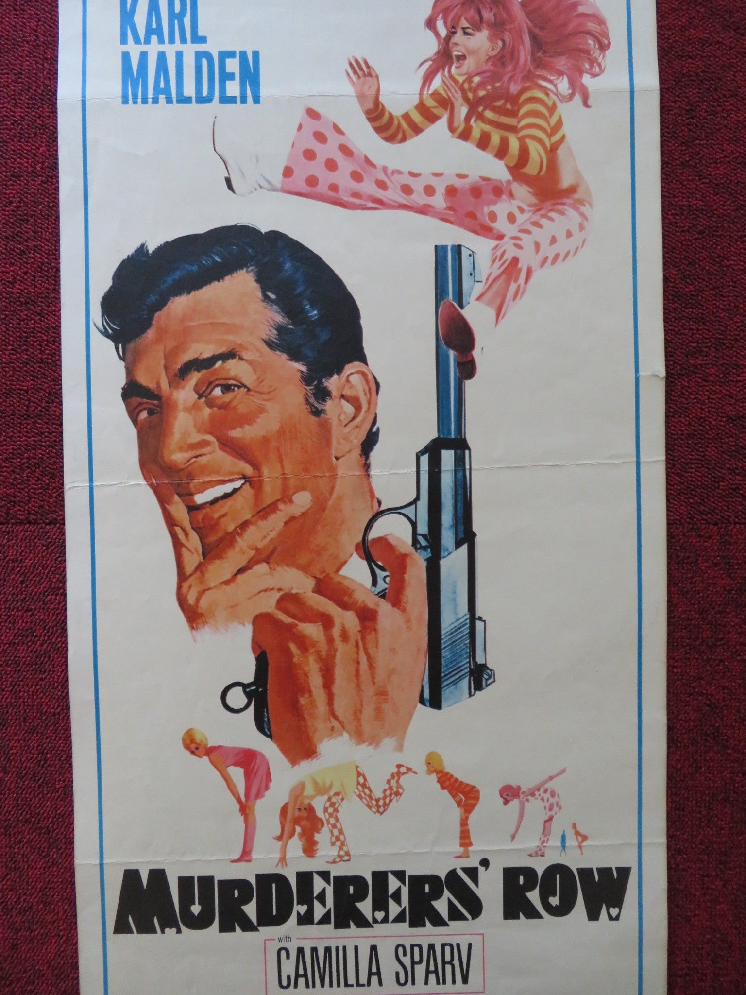 MURDERERS' ROW US INSERT (14"x 36") POSTER DEAN MARTIN ANN - MARGRET 1966 Rendezvous Cinema Movie posters