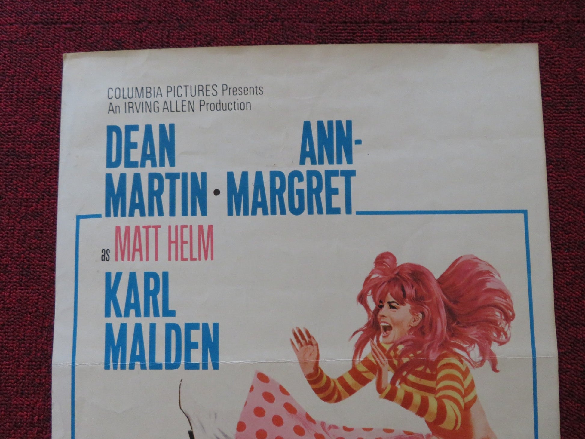 MURDERERS' ROW US INSERT (14"x 36") POSTER DEAN MARTIN ANN - MARGRET 1966 Rendezvous Cinema Movie posters