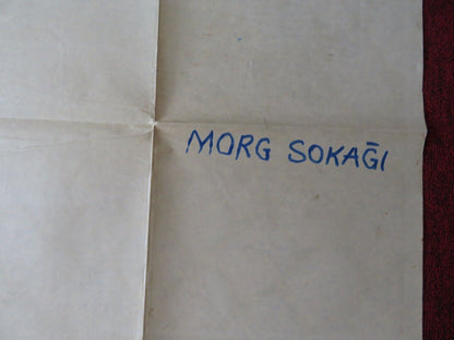 MURDERS IN THE RUE MORGUE FOLDED TURKISH ONE SHEET POSTER JASON ROBARDS HERBERT Movie posters