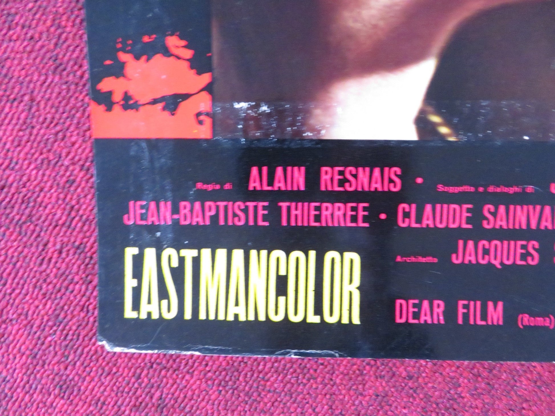 MURIEL - A ITALIAN FOTOBUSTA POSTER DELPHINE SEYRIG JEAN - PIERRE KERIEN 1963 Rendezvous Cinema Movie posters