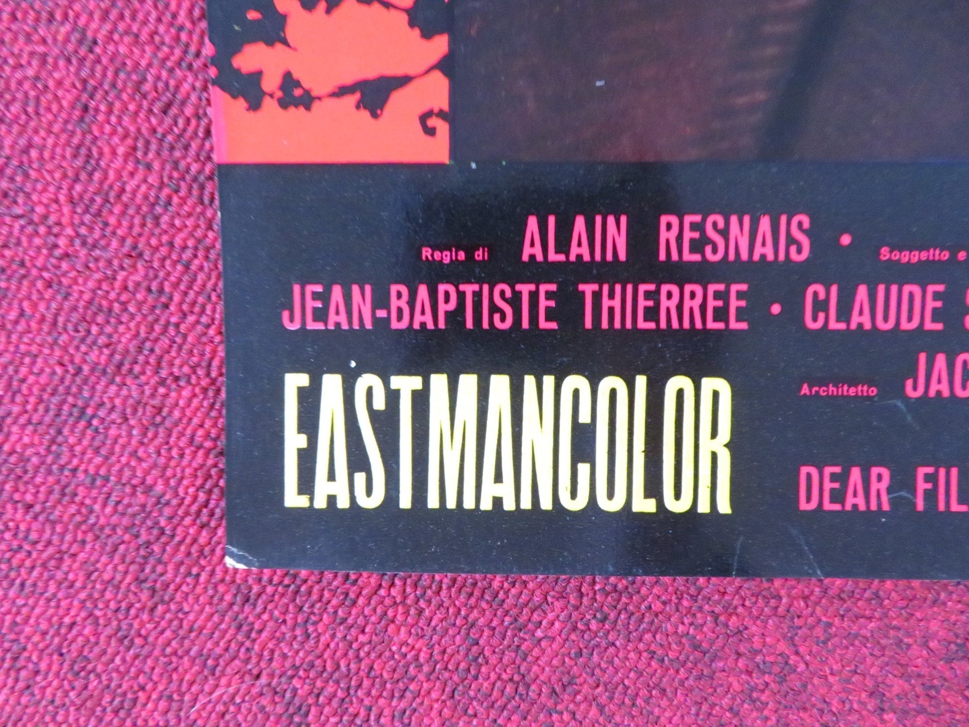 MURIEL - C ITALIAN FOTOBUSTA POSTER DELPHINE SEYRIG JEAN - PIERRE KERIEN 1963 Rendezvous Cinema Movie posters