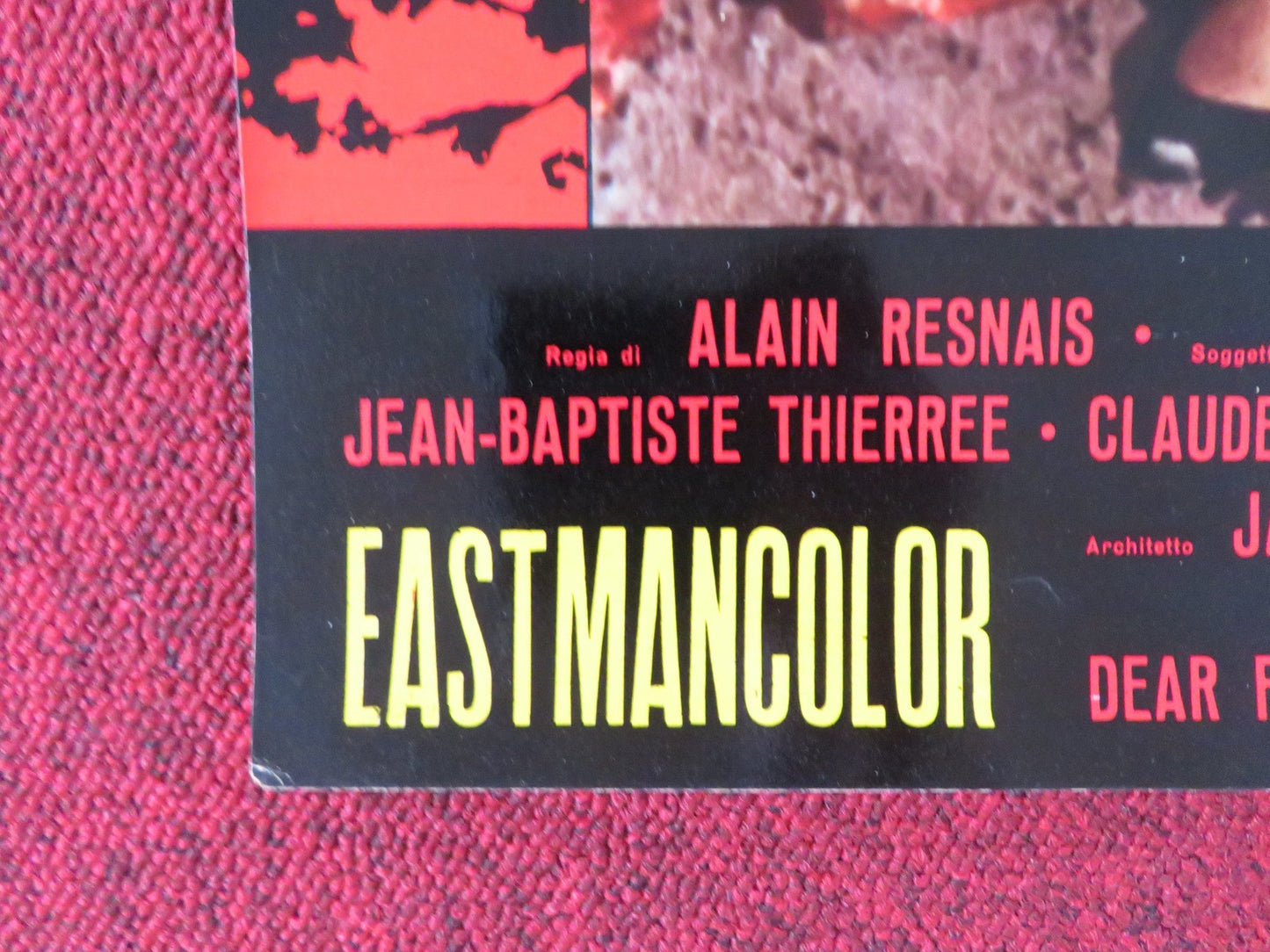 MURIEL - D ITALIAN FOTOBUSTA POSTER DELPHINE SEYRIG JEAN - PIERRE KERIEN 1963 Rendezvous Cinema Movie posters