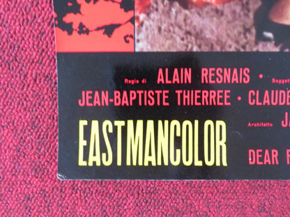 MURIEL - D ITALIAN FOTOBUSTA POSTER DELPHINE SEYRIG JEAN - PIERRE KERIEN 1963 Rendezvous Cinema Movie posters