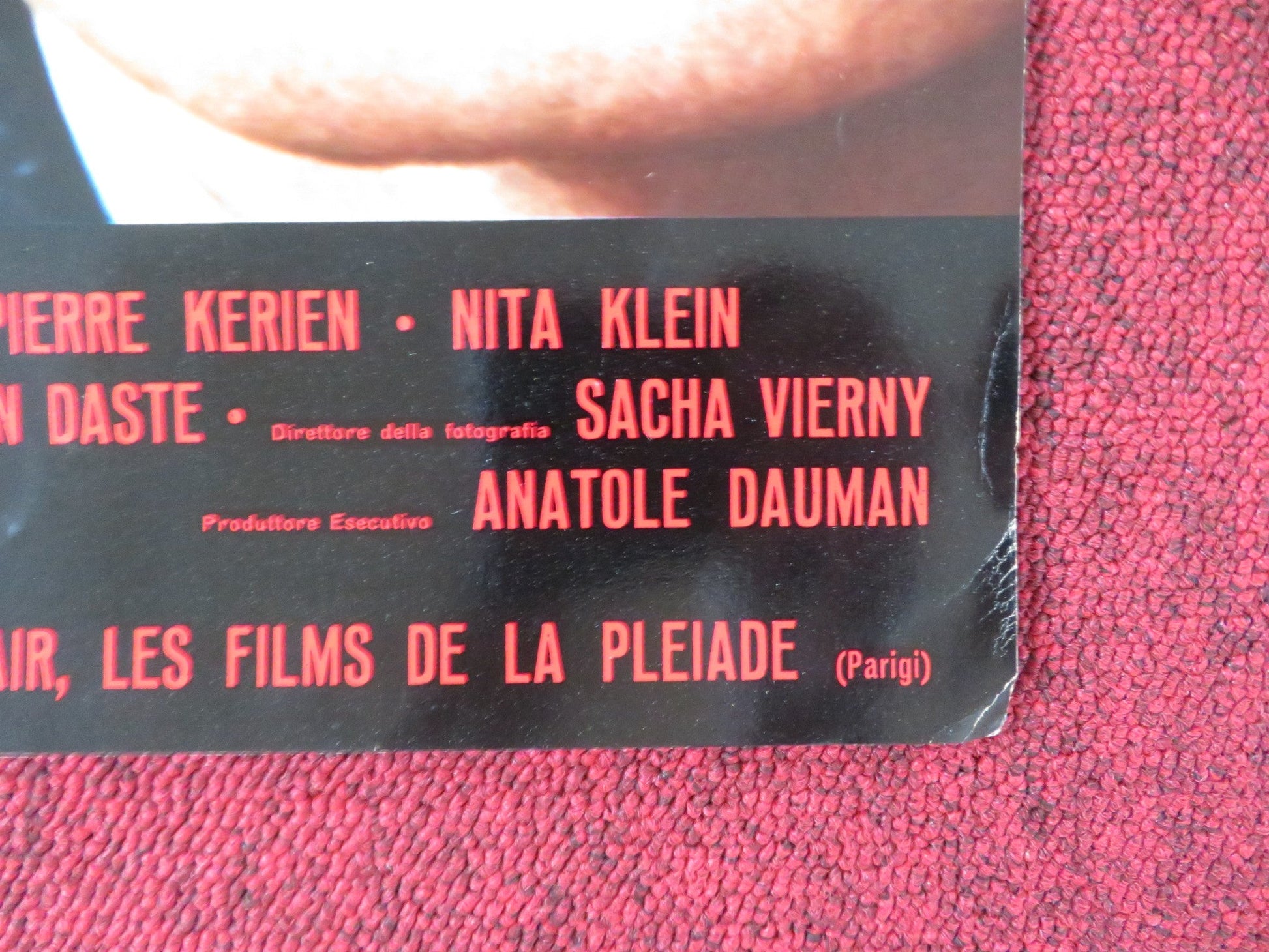 MURIEL - D ITALIAN FOTOBUSTA POSTER DELPHINE SEYRIG JEAN - PIERRE KERIEN 1963 Rendezvous Cinema Movie posters