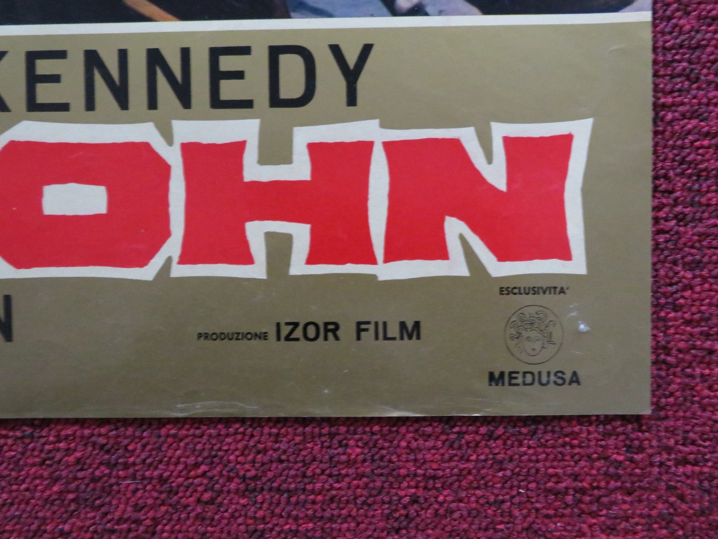 MURIETA - A ITALIAN FOTOBUSTA POSTER JEFFREY HUNTER ARTHUR KENNEDY 1965 Rendezvous Cinema Movie posters