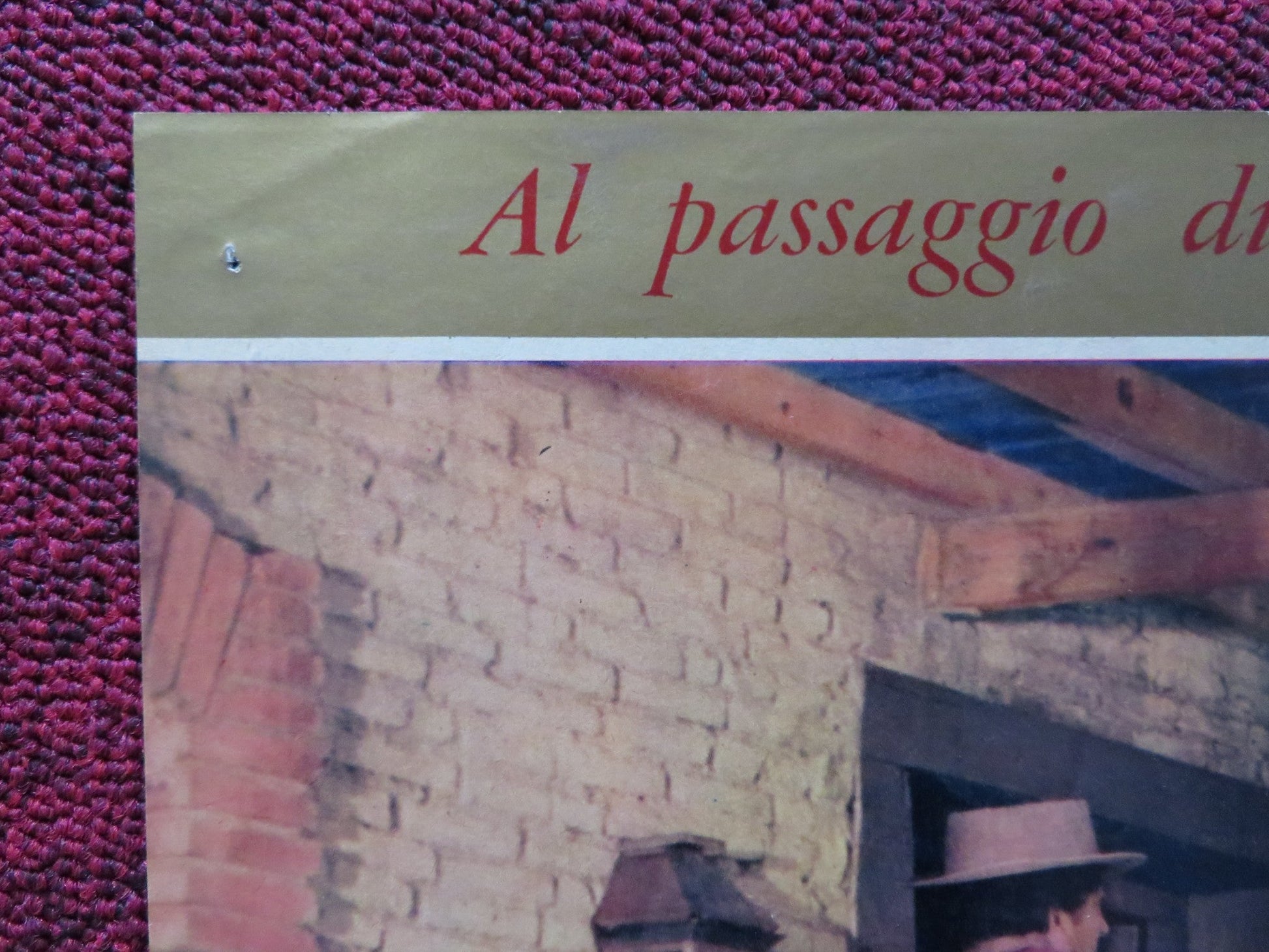 MURIETA - A ITALIAN FOTOBUSTA POSTER JEFFREY HUNTER ARTHUR KENNEDY 1965 Rendezvous Cinema Movie posters