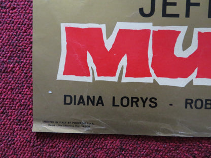 MURIETA - A ITALIAN FOTOBUSTA POSTER JEFFREY HUNTER ARTHUR KENNEDY 1965 Rendezvous Cinema Movie posters