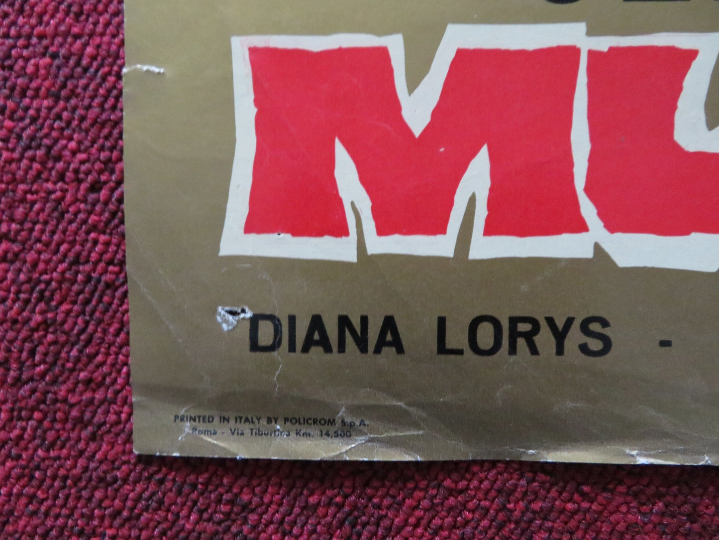 MURIETA - B ITALIAN FOTOBUSTA POSTER JEFFREY HUNTER ARTHUR KENNEDY 1965 Rendezvous Cinema Movie posters