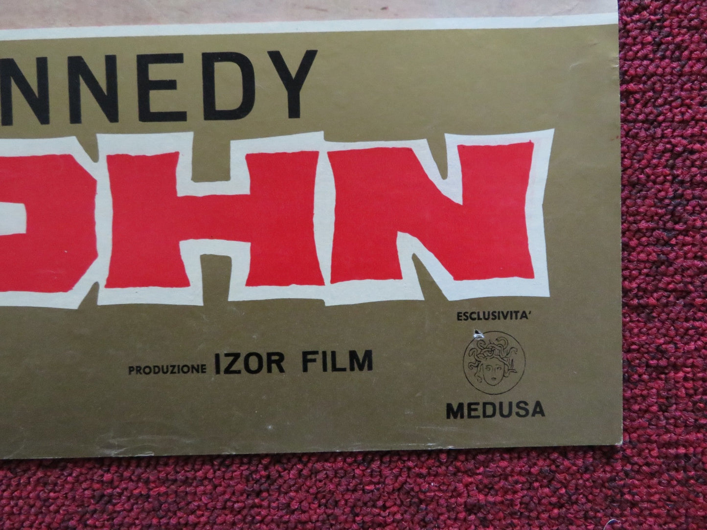 MURIETA - B ITALIAN FOTOBUSTA POSTER JEFFREY HUNTER ARTHUR KENNEDY 1965 Rendezvous Cinema Movie posters