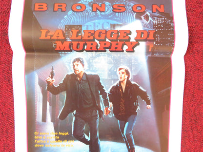 MURPHY'S LAW ITALIAN LOCANDINA POSTER CHARLES BRONSON KATHLEEN WILHOITE 1986 Rendezvous Cinema Movie posters
