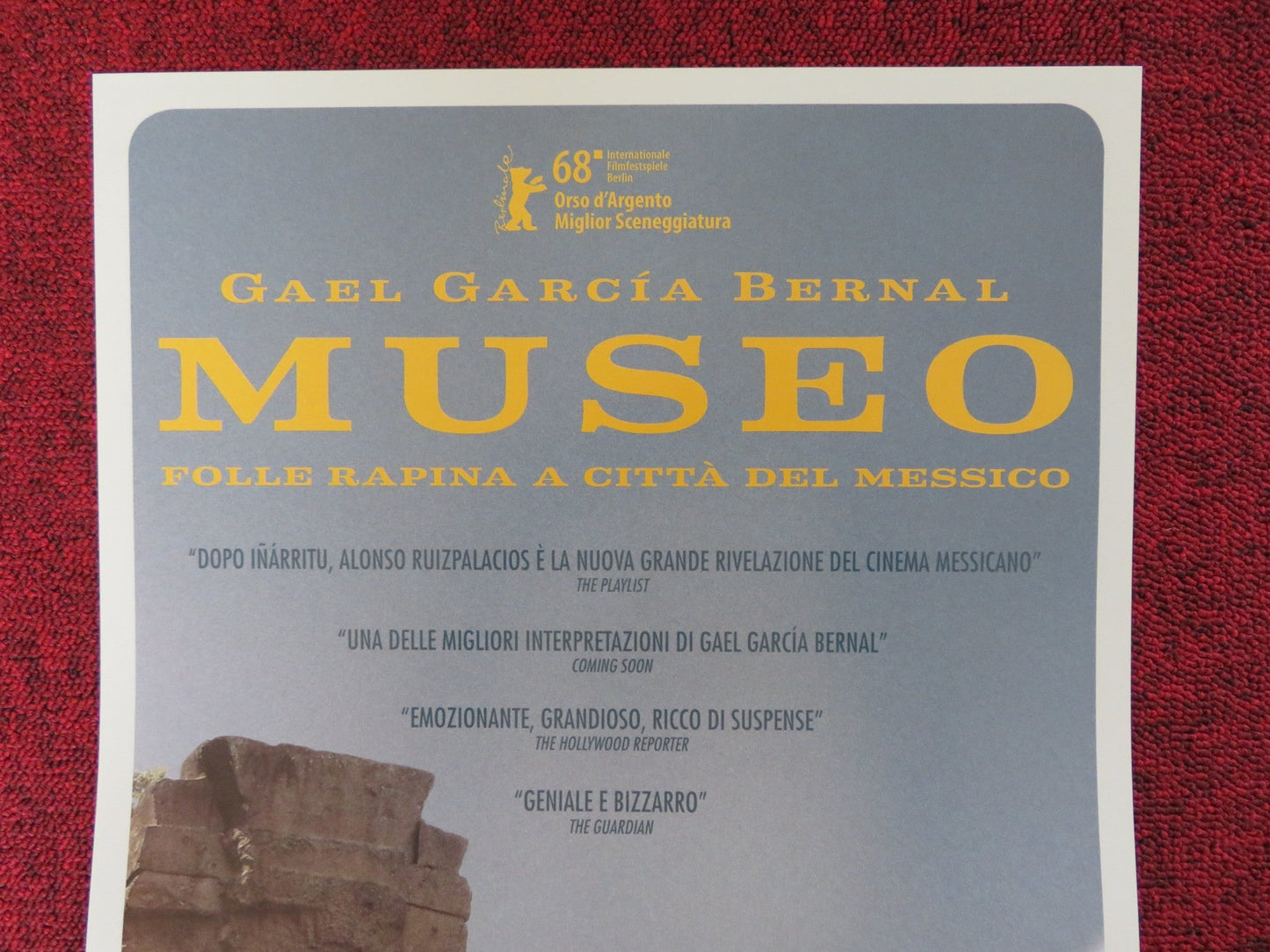 MUSEO ITALIAN LOCANDINA POSTER GAEL GARCIA BERNAL LYNN GILMARTIN 2018 Rendezvous Cinema Movie posters