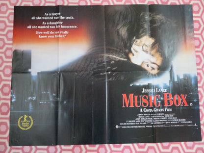 MUSIC BOX BRITISH QUAD (30 x 40) POSTER JESSICA LANGE IRWIN WINKLER 1989 Movie posters