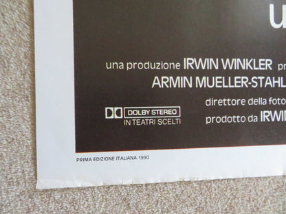 MUSIC BOX ITALIAN 2 FOGLIO POSTER JESSICA LANGE ARMIN MUELLER - STAHL 1989 Rendezvous Cinema Movie posters