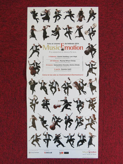 MUSIC EMOTION ITALIAN LOCANDINA POSTER BRAHMS BEETHOVEN 2014 Rendezvous Cinema Movie posters