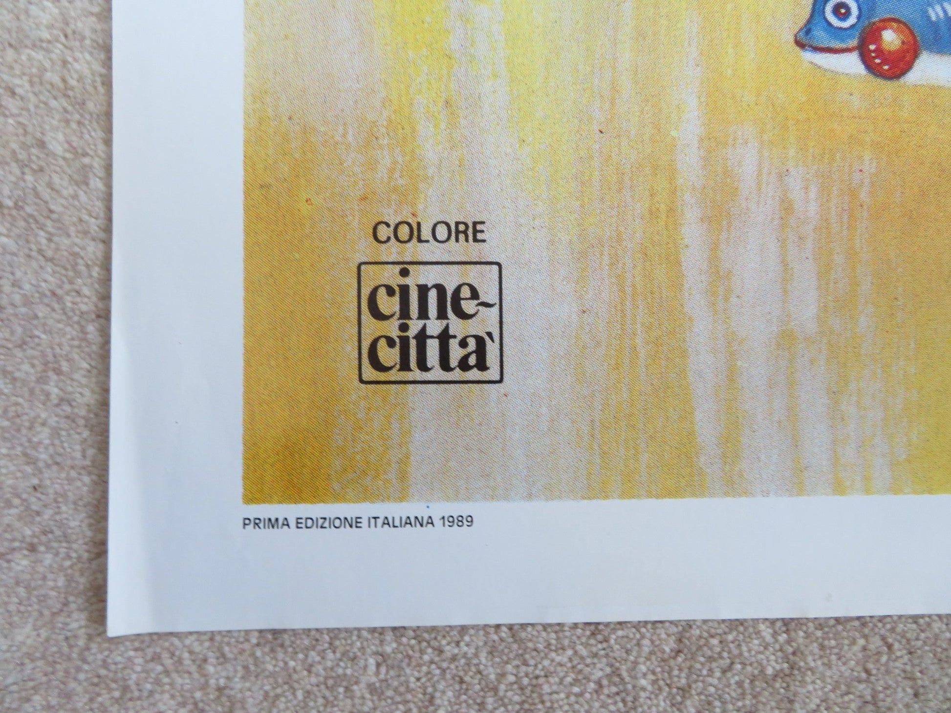 MUSICA PER VECCHI ANIMALI ITALIAN 2 FOGLIO POSTER DARIO FO PAOLO ROSSI 1989 Rendezvous Cinema Movie posters