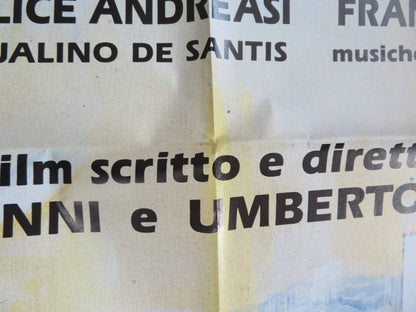 MUSICA PER VECCHI ANIMALI ITALIAN 2 FOGLIO POSTER DARIO FO PAOLO ROSSI 1989 Rendezvous Cinema Movie posters