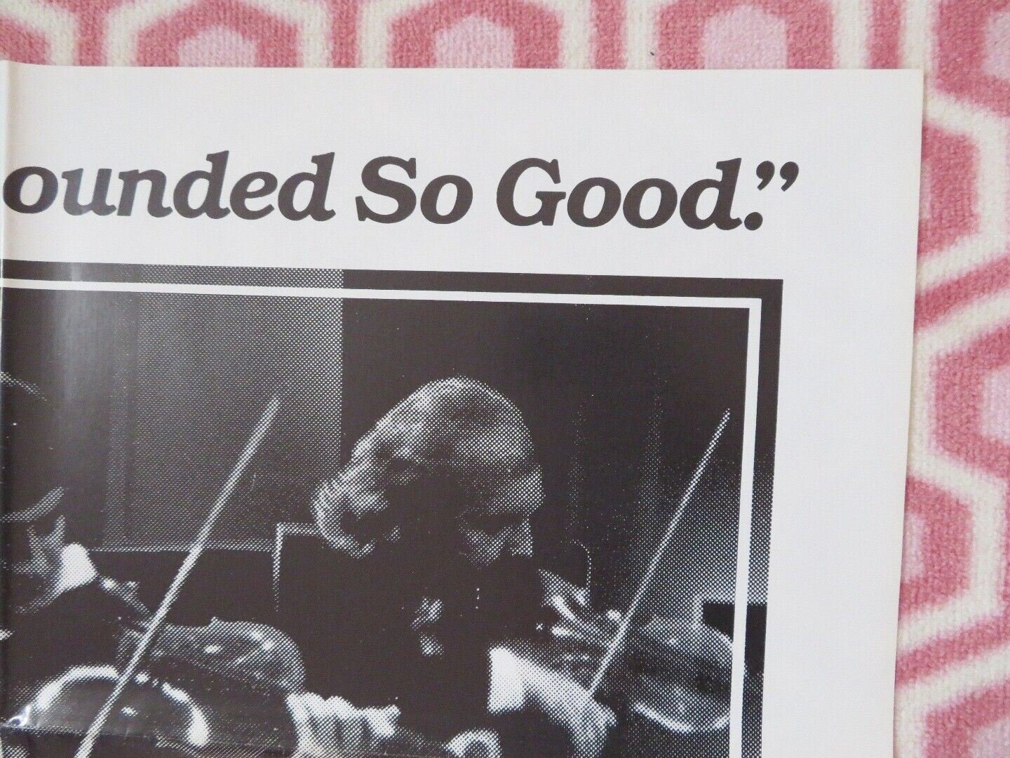 MUSICAL PASSAGE US ONE SHEET POSTER JIM BROWN LAZAR GOSMAN 1984 Movie posters