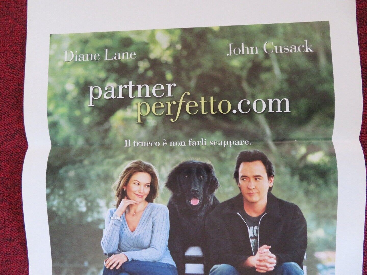 MUST LOVE DOGS ITALIAN LOCANDINA (27"x13") POSTER DIANE LANE JOHN CUSACK '05 - Rendezvous Cinema