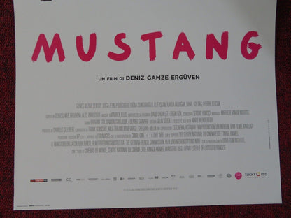 MUSTANG ITALIAN LOCANDINA (27"x12.5") POSTER GUNES SENSOY DOGA ZEYNEP 2015 - Rendezvous Cinema