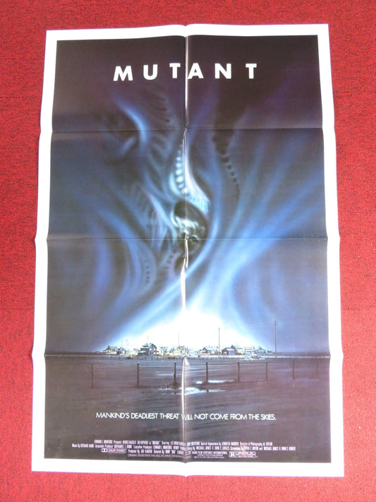 MUTANT FOLDED US ONE SHEET POSTER LEE MONTGOMERY JODY MEDFORD 1984 Rendezvous Cinema Movie posters