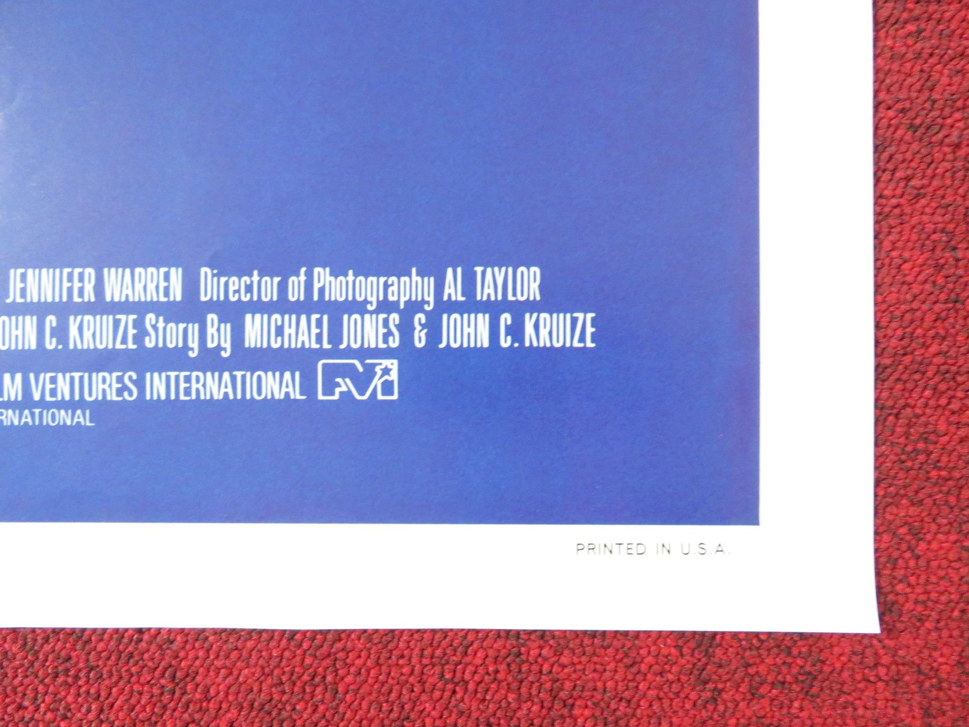 MUTANT - TEASER A FOLDED US ONE SHEET POSTER WINGS HAUSER BO HOPKINS 1984 Rendezvous Cinema Movie posters