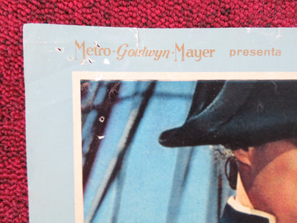 MUTINY ON THE BOUNTY - C ITALIAN FOTOBUSTA POSTER MARLON BRANDO T. HOWARD 1962 Rendezvous Cinema Movie posters