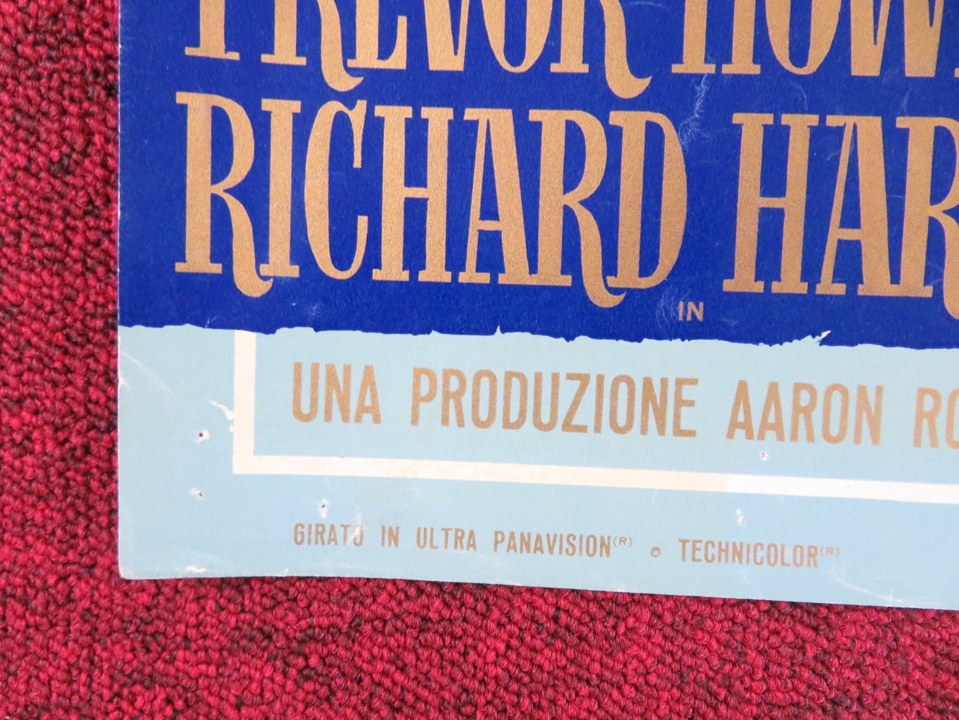 MUTINY ON THE BOUNTY - C ITALIAN FOTOBUSTA POSTER MARLON BRANDO T. HOWARD 1962 Rendezvous Cinema Movie posters