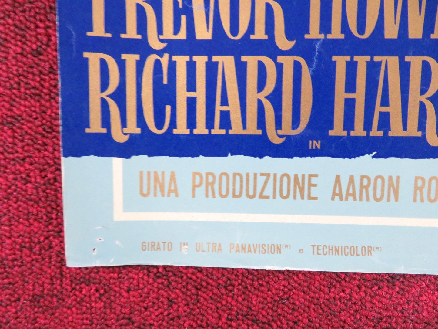 MUTINY ON THE BOUNTY - D ITALIAN FOTOBUSTA POSTER MARLON BRANDO T. HOWARD 1962 Rendezvous Cinema Movie posters