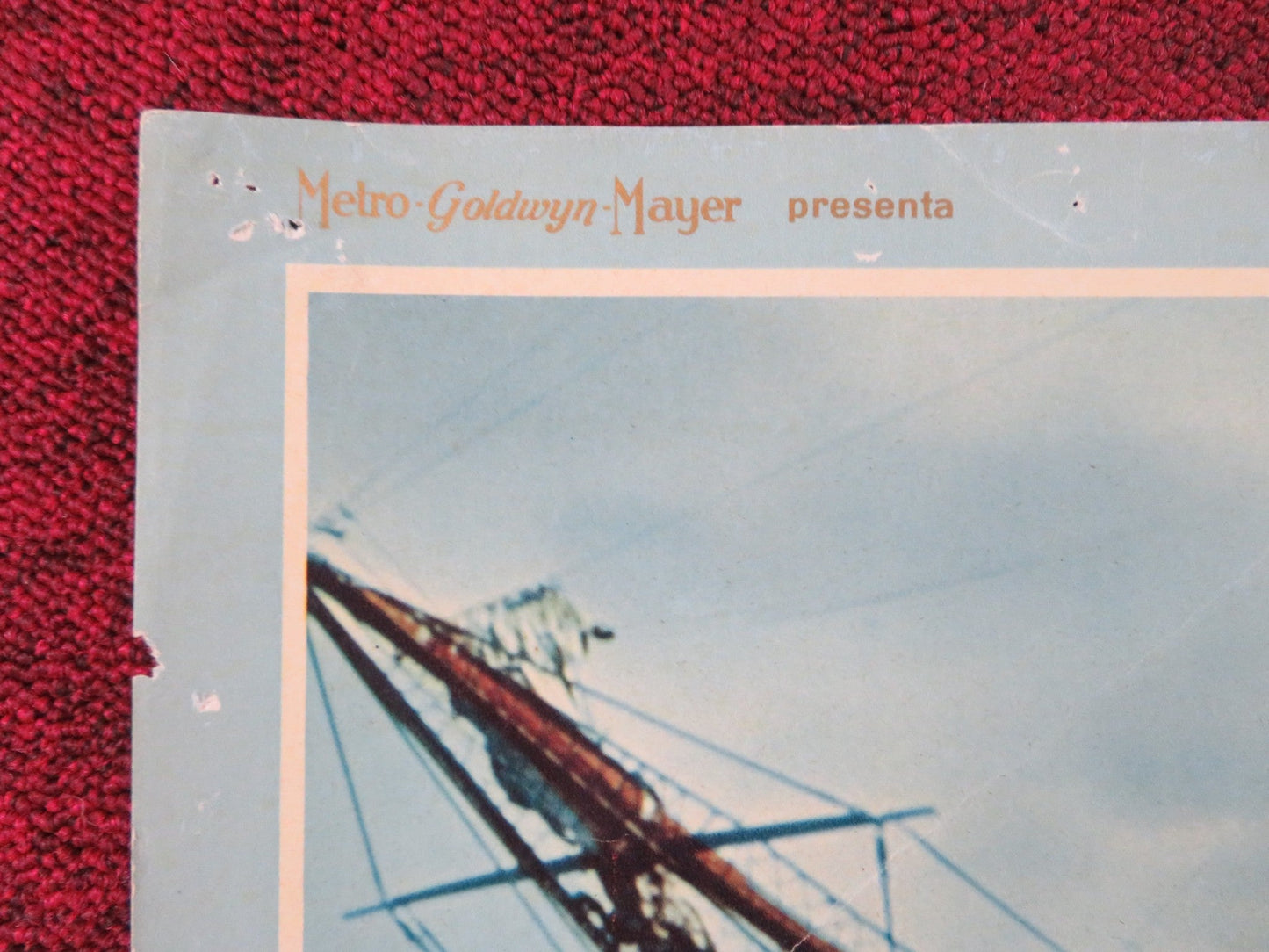 MUTINY ON THE BOUNTY - F ITALIAN FOTOBUSTA POSTER MARLON BRANDO T. HOWARD 1962 Rendezvous Cinema Movie posters