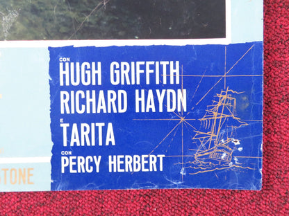 MUTINY ON THE BOUNTY - G ITALIAN FOTOBUSTA POSTER MARLON BRANDO T. HOWARD 1962 Rendezvous Cinema Movie posters